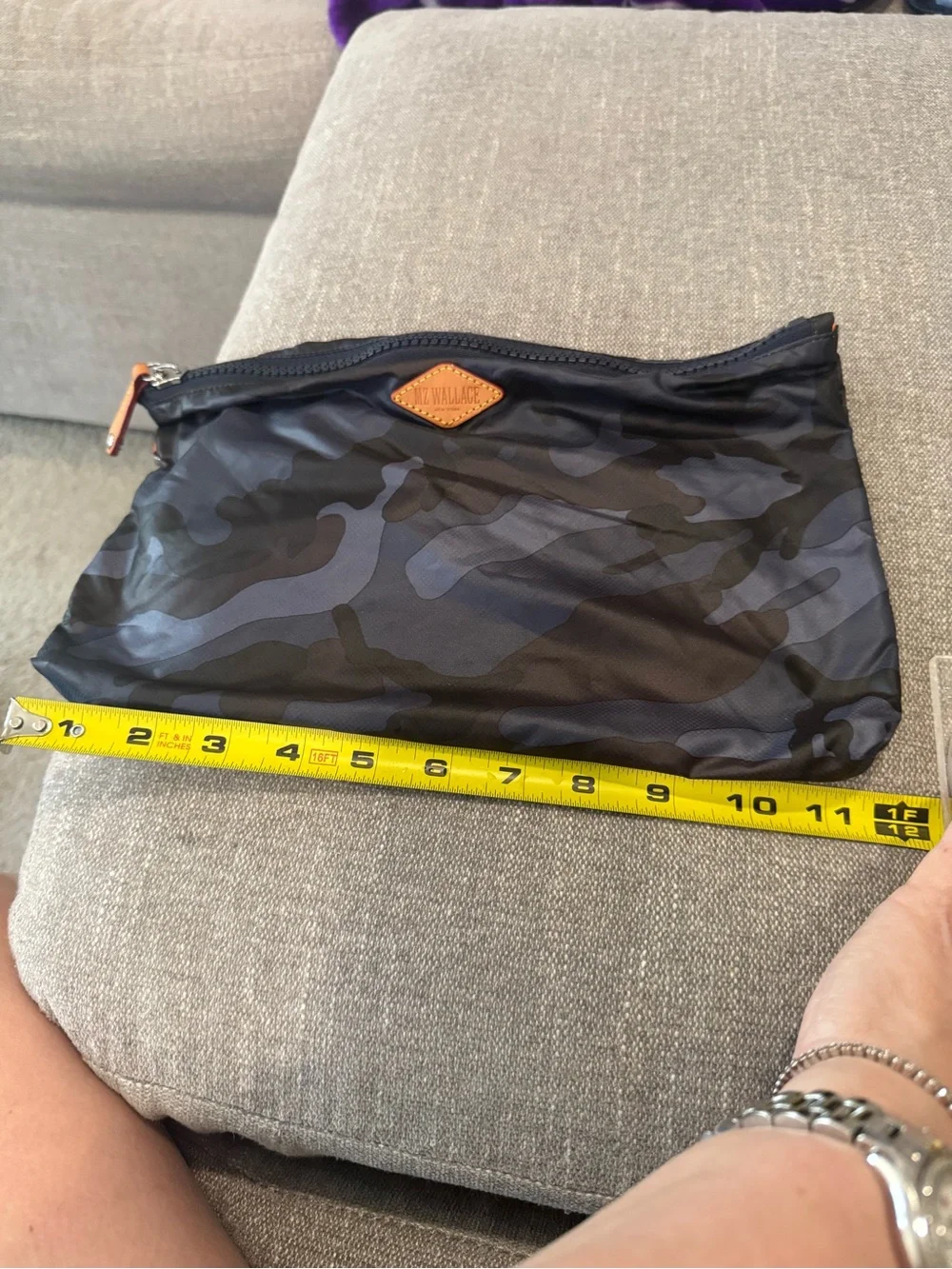 MZ Wallace Navy Camo Travel Pouch